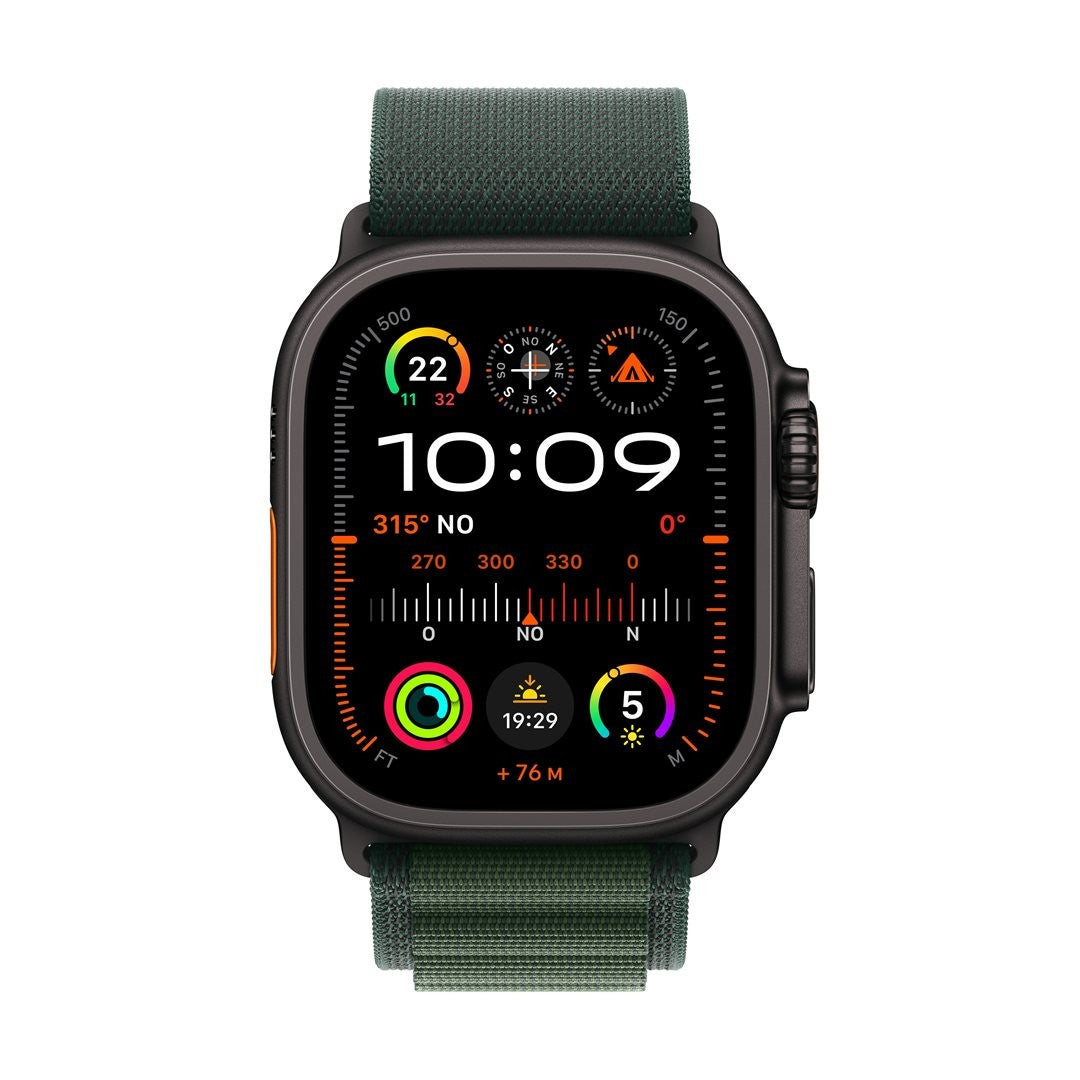 Apple Watch Ultra 2 (2024) black titanium 49mm 4G dark green alpine loop Size L_67343.jpg