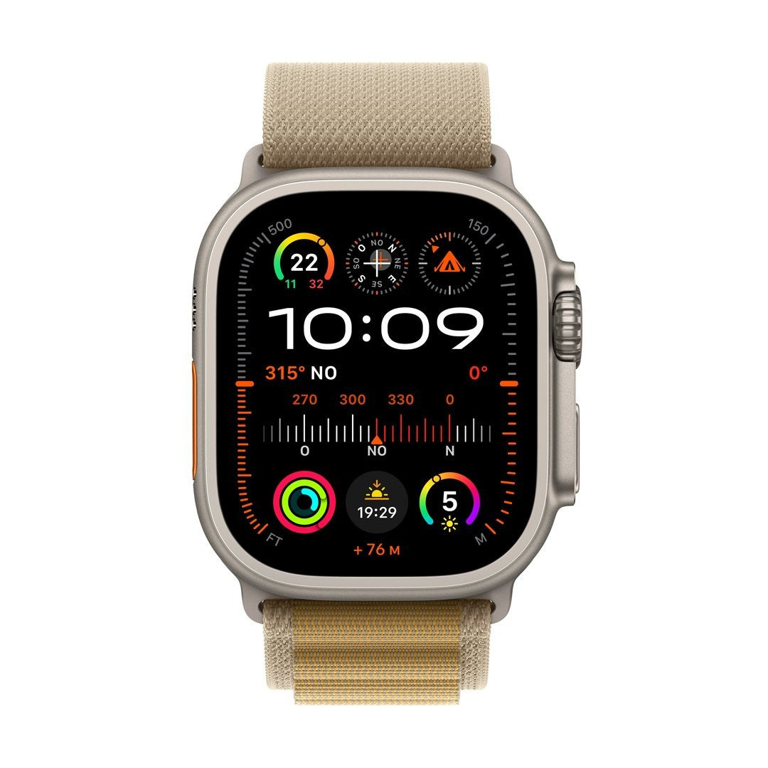 Apple Watch Ultra 2 (2024) natural titanium 49mm 4G tan alpine loop Size M_61734.jpg
