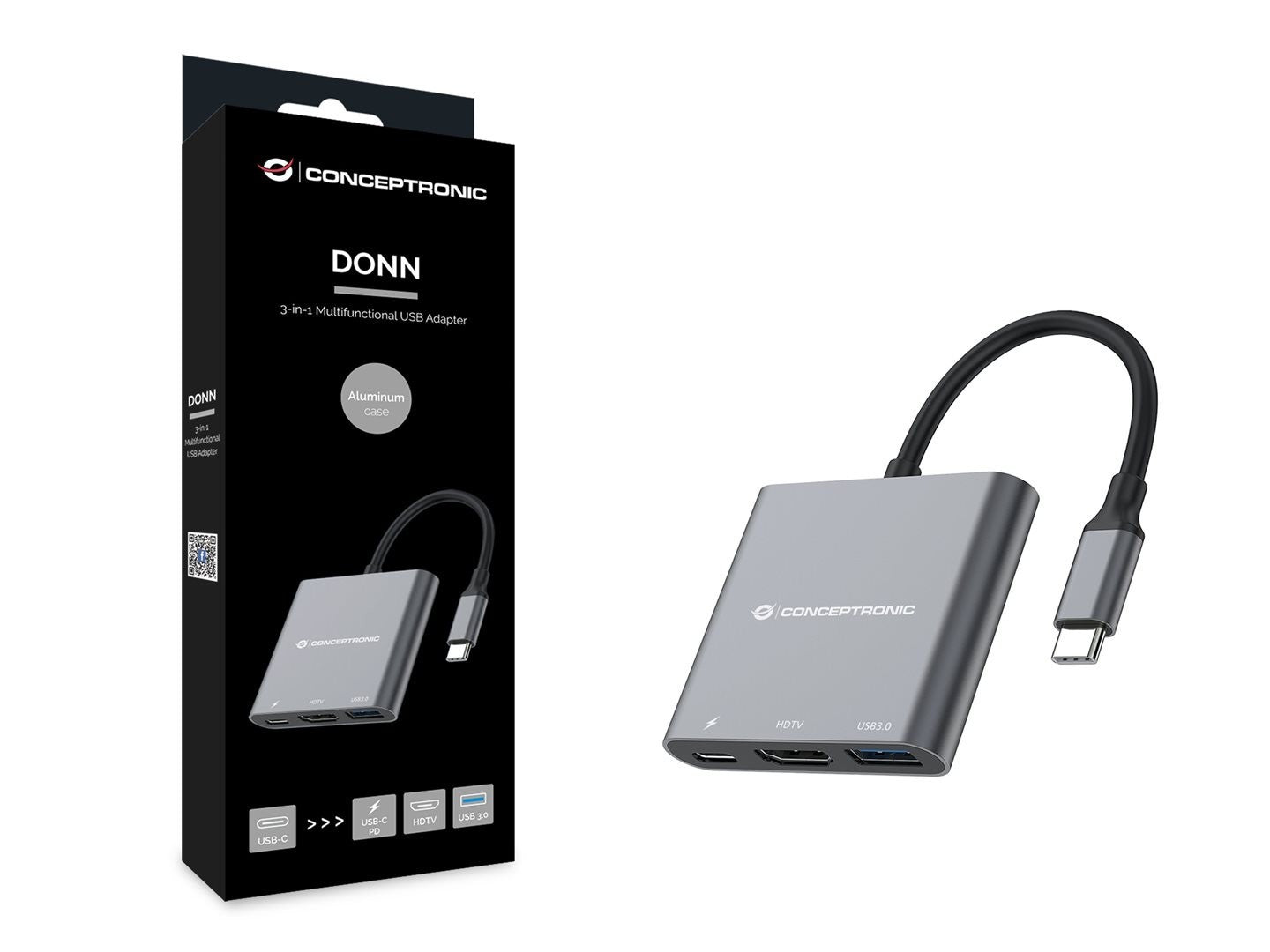 Adapter USB-C HDMI, USB 3.0, USB-C PD (St/Bu) 15cm_47680.jpg