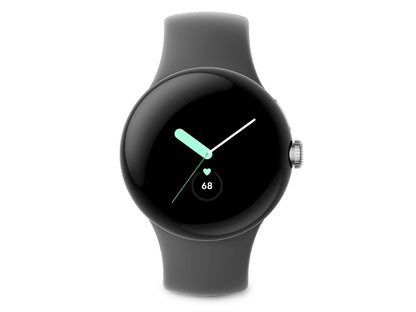 Google Pixel Watch polished silver stainless steel 41mm charcoal active band_75668.jpg