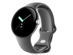 Google Pixel Watch polished silver stainless steel 41mm charcoal active band_75669.jpg