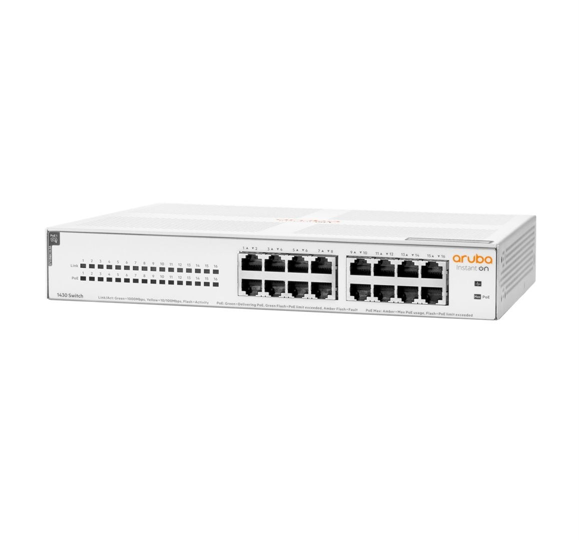 HPE Aruba Switch 1430 16G PoE 124W R8R48A Aruba Instant On_54252.jpg