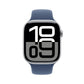 Apple Watch Series 10 silver aluminium 46mm denim sport band Size M/L_62777.jpg