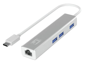 LevelOne Adapter USB-C - GBit-LAN + USB3.0-Hub_63695.jpg