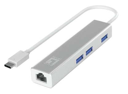 LevelOne Adapter USB-C - GBit-LAN + USB3.0-Hub_63695.jpg