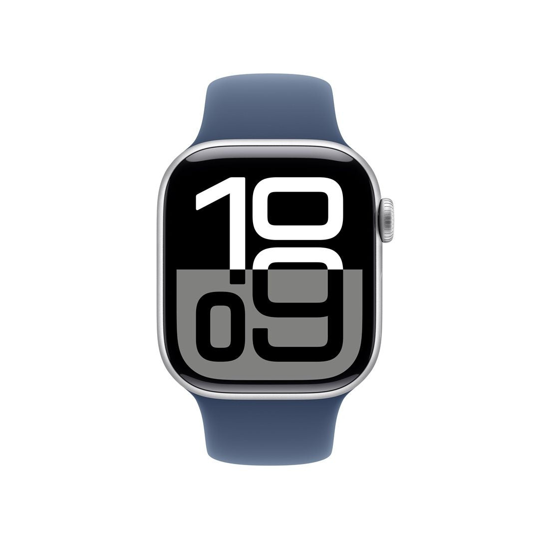 Apple Watch Series 10 silver aluminium 42mm 4G denim sport band Size S/M_76372.jpg