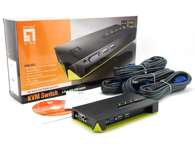 YY LevelOne KVM-Switch 4 PC VGA+USB Black Edition_72955.jpg