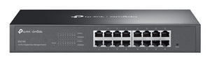 TP-Link Omada ES216G commutateur réseau Géré L2 Gigabit Ethernet (10/100/1000) Noir