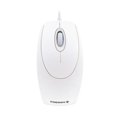 CHERRY WHEELMOUSE OPTICAL Souris filaire, gris clair, PS2/USB