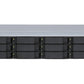 QNAP TL-R1200S-RP Boîtier de disques de stockage Boîtier disque dur/SSD Noir, Gris 2.5/3.5"