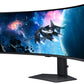 Samsung G95C écran plat de PC 124,5 cm (49") 5120 x 1440 pixels Dual QHD LED Noir