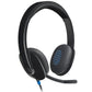 Logitech H540 USB Computer Headset Avec un son haute définition et des commandes sur l'oreillette