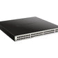 D-Link DGS-1210-52MP commutateur réseau Géré L2 Gigabit Ethernet (10/100/1000) 1U Noir