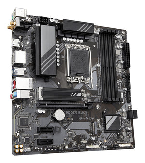 GIGABYTE B760M DS3H AX Carte Mère - Compatible avec les processeurs Intel Core 14e génération, VRM numérique 6+2+1 phases, jusqu'à 7600MHz DDR5 (OC), 2x PCIe 4.0 M.2, Wi-Fi 6E, LAN 2.5GbE, USB 3.2 Gen 2