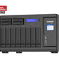 QNAP TVS-h1288X NAS Tower Intel® Xeon® W-1250 16 Go DDR4 0 To QuTS hero Noir