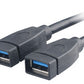 Akasa AK-CBUB09-15BK câble USB 2 x USB A Noir