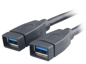 Akasa AK-CBUB09-15BK câble USB 2 x USB A Noir