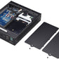 Shuttle XPC slim Barebone DS10U, Celeron 4205U, 1xHDMI,1xDP,1x VGA, 2x LAN,1xCOM, 8x USB, fanless, fonctionnement permanent 24/7