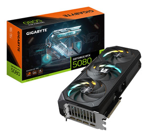 GIGABYTE GeForce RTX 5080 GAMING OC 16G Carte Graphique - 16GB GDDR7, 256 bits, PCI-E 5.0, 2730MHz Core Clock, 3 x DisplayPort, 1 x HDMI, GV-N5080GAMING OC-16GD