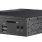 Shuttle XPC slim Barebone DS20U3V2, i3-10110U, 2x LAN (1xGbit, 1x 2.5Gbit), 1xCOM, 1xHDMI, 1xDP, fanless, fonctionnement permanent 24/7