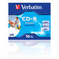 Verbatim CD-R AZO Wide Inkjet Printable 700 Mo 52x 10 pièce(s)