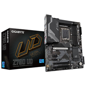 GIGABYTE Z790 UD Carte mère - Compatible avec processeurs Intel Core 14th CPUs, 16+1+1 Phases Digital VRM, up to 7600MHz DDR5 (OC), 3xPCIe 4.0 M.2, 2.5GbE LAN , USB 3.2 Gen 2x2