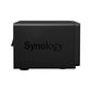 Synology DiskStation DS1821+ serveur de stockage NAS Tower Ryzen Embedded V1500B 4 Go DDR4 0 To DiskStation Manager Noir
