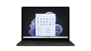 Microsoft Surface Laptop 5 Intel® Core™ i5 i5-1245U Ordinateur portable 34,3 cm (13.5") Écran tactile 8 Go LPDDR5x-SDRAM 256 Go SSD Wi-Fi 6 (802.11ax) Windows 11 Pro Allemand Noir