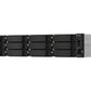 QNAP TS-1264U-RP NAS Rack (2 U) Intel® Celeron® 8 Go DDR4 0 To QNAP QTS Aluminium, Noir