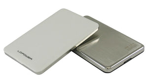 LC-Power LC-25U3-7W Boîtier de disques de stockage Aluminium, Blanc 2.5"