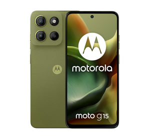 Motorola moto g15 17,1 cm (6.72") Double SIM Android 15 4G USB Type-C 4 Go 128 Go 5200 mAh Vert