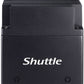 Shuttle EDGE EN01J3 Intel® Celeron® J3355 4 Go LPDDR4-SDRAM 64 Go eMMC Mini PC Noir