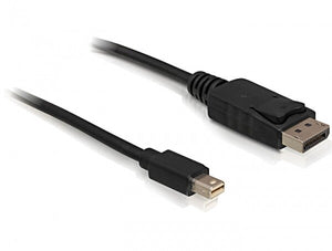 DeLOCK 1m Displayport Cable mini DisplayPort Noir