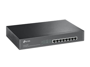 TP-Link TL-SG1008MP commutateur réseau Non-géré Gigabit Ethernet (10/100/1000) Connexion Ethernet, supportant l'alimentation via ce port (PoE) Noir
