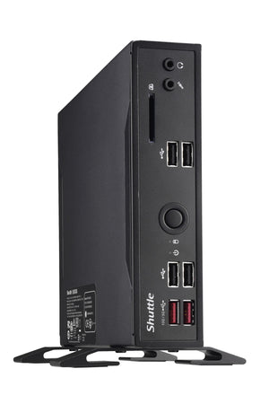 Shuttle XPC slim Barebone DS20U5V2, i5-10210U, 2x LAN (1xGbit, 1x 2.5Gbit), 1xCOM, 1xHDMI, 1xDP, fanless, fonctionnement permanent 24/7