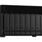 QNAP TS-873A NAS Tower Ryzen Embedded V1500B 8 Go DDR4 0 To QNAP Turbo System Noir