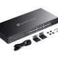 TP-Link Omada SG2428LP commutateur réseau Géré L2/L2+ Gigabit Ethernet (10/100/1000) Connexion Ethernet, supportant l'alimentation via ce port (PoE) Gris