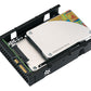 QNAP QDA-A2AR Boîtier de disques de stockage Boîtier disque dur/SSD Noir 2.5"