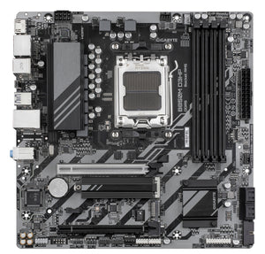GIGABYTE B850M D3HP Carte Mère - Processeurs AMD Ryzen Série 9000, 5+2+2 phases VRM numériques, jusqu'à 8200MHz DDR5 (OC), 1xPCIe 5.0 + 1xPCIe 4.0 M.2, LAN GbE, USB 3.2 Gen 2
