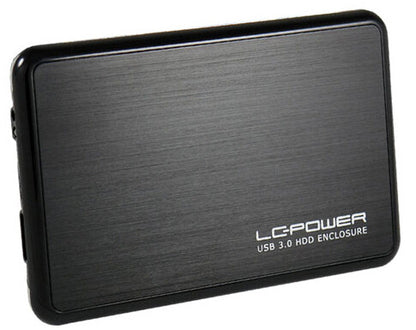 LC-Power LC-25BUB3 Boîtier de disques de stockage Aluminium, Noir 2.5"