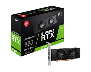 MSI GEFORCE RTX 3050 LP 6G OC carte graphique NVIDIA 6 Go GDDR6