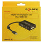 DeLOCK 0.16m DisplayPort/VGA + HDMI + DVI 0,16 m Mini DisplayPort VGA (D-Sub)+ HDMI + DVI Noir
