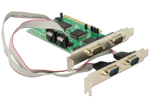 DeLOCK PCI Card 4x Serial carte et adaptateur d'interfaces