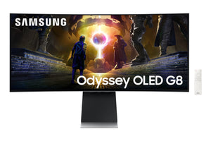 Samsung G85SD écran plat de PC 86,4 cm (34") 3440 x 1440 pixels UltraWide Quad HD OLED Argent