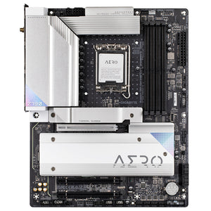 GIGABYTE Z790 AERO G Carte mère - Prend en charge les processeurs Intel Core 14e génération, jusqu'à 7600MHz DDR5 (OC), 1xPCIe 5.0+4xPCIe 4.0 M.2, Wi-Fi 6E, LAN 2.5GbE, USB 3.2 Gen 2x2