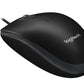 Logitech B100 souris Bureau Ambidextre USB Type-A Optique 800 DPI