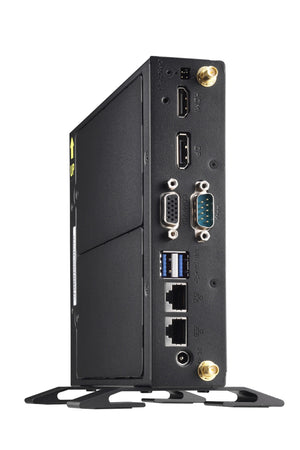 Shuttle XPC slim Barebone DS20UV2, Celeron 5205U, 1xHDMI, 1xDP, 1x VGA, 2xLAN (1xGbit, 1x2.5Gbit), 1xCOM, 8xUSB, fanless, fonctionnement permanent 24/7