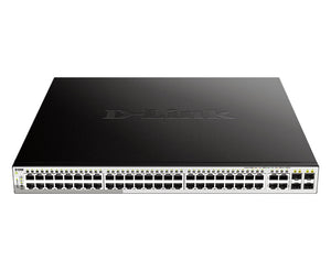 D-Link DGS-1210-52MP commutateur réseau Géré L2 Gigabit Ethernet (10/100/1000) 1U Noir