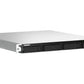 QNAP TS-464U NAS Rack (1 U) Intel® Celeron® N5095 8 Go DDR4 0 To QNAP Turbo System Aluminium, Noir