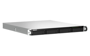 QNAP TS-464U NAS Rack (1 U) Intel® Celeron® N5095 8 Go DDR4 0 To QNAP Turbo System Aluminium, Noir